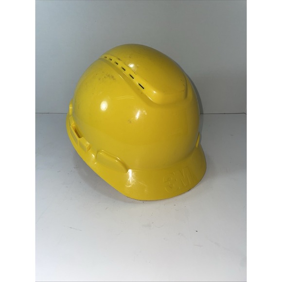 3M Yellow Construction Hard-Hat Type 1 Class C 2A VERY GOOD - Picture 1 of 3